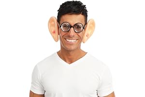 P'tit Clown- Orecchie finte, Colore Beige, 15 x 9, 69440