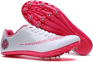 Zelzen Scarpe da Atletica Leggera da Uomo e da Donna, Chiodi da Corsa, Scarpe da Gara per Bambini, Scarpe da Atletica Leggera per Ragazzi, Scarpe da Corsa per Lunghe distanze