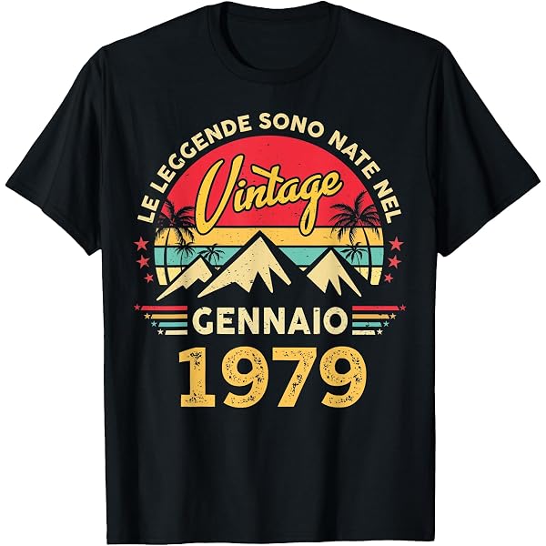 Invecchiato A Perfezione 47° Compleanno 1978 Maglietta Uomo 100% Cotone