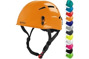 ALPIDEX Casco de Escalada Universal para jóvenes y Adultos EN 12492 Casco ferrata en Muchos Colores