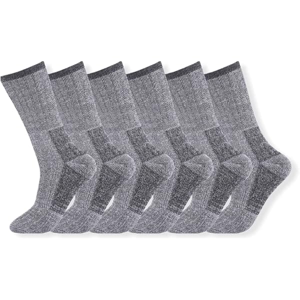 Merino Wool Socks For Women Men's Heavy Duty Wool Blend Thermal Socks - Winter Warm Work & Hiking Boot Socks Men's Winter Socks - Foto 3