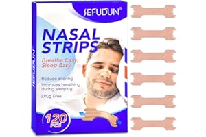 UieaMsio Parches nasales para roncar, parches nasales para combatir el ronquido, parches nasales para respirar mejor, aliviar el bloqueo inmediato de la nariz, mejorar el sueño (120)