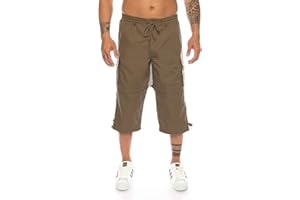 KENDINDZA COLLECTION Kendindza Herren Bermuda abnehmbare Beine Zipp-Off von 3/4 in kurze Hose