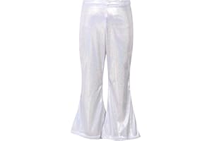 Choomomo Pantaloni da Danza Moderna Jazz Latino Bambina Pantaloni Zampa di Elefante Pantaloni Svasati Ragazza Pantaloni Larghi Tinta Unita Yoga Fitness Bambine Pants