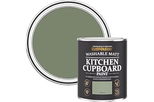 Rust-Oleum Green Kitchen Cupboard Paint in Matt Finish - Bramwell 750ml