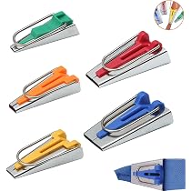 Kit De 4 Outils Pour Fabriquer Du Biais Tissu - Tailles 6mm, 12mm, 18mm, 25mm - Pour Couture DIY, Création De Rubans Surjeteur - Métal Et Plastique
