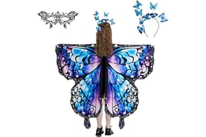 LYL. Ling Butterfly Wings for Girls, Butterfly Fairy Wings Kids, Halloween Costumes for Kids, Butterfly Costume for Girls