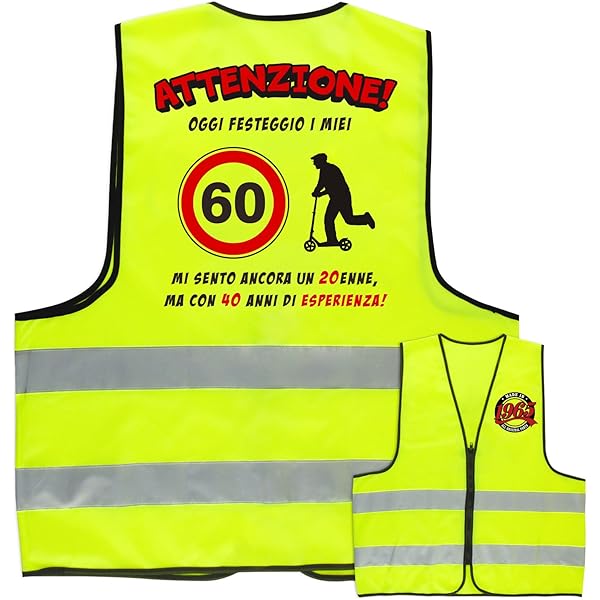 Berretto 60 Anni Divertente - Regalo Compleanno Nonno/Nonna Con Dito Medio, Made In Italy - Foto 3