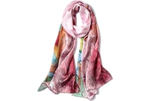 STORY OF SHANGHAI Womens 100% Natural Mulberry Silk Scarf Multi-use Scarves for Ladies