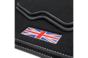teileplus24 500-FBA Alfombrillas Union Jack para Mini I 1 R50 53 2001-2006