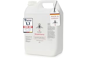 ‎LTK-008 BIODELTA Wespenspray - Wespen effektiv bekämpfen - Anti-Wespen-Spray für schnellen Schutz - Wespenschutz für Garten, Terrasse & Grillen - fleckenfrei (5 L)