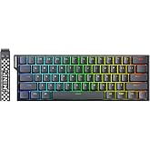 Aula Mini 60 He Hall Effect Manyetik Klavye Rapid Trigger Stromrise Switch 8000Hz TKL Hot Swap Oyuncu Klavyesi Siyah