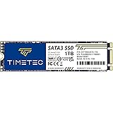 Timetec 1 to SSD 3D NAND TLC SATA III 6 GB/s M.2 2280 NGFF 512 ToW Vitesse de Lecture jusqu'à 530 Mo/s SLC Cache Performance 