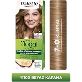 Permanent Natural Colors on Palette 7-0 Brunette Shea Butter & Oat Seed Extract Hair Dye