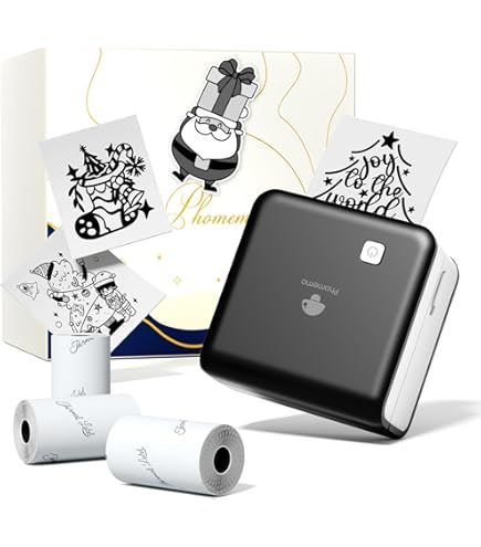 M02S Portable Mini Pocket Printer Wireless Bluetooth Thermal Photo Printer LOT