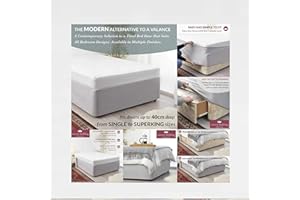 viceroy bedding Bed Wrap FAUX SUEDE Divan Bed Base Wrap COVER Alternative to Traditional Valance Sheet Fully Elasticated Skirt Easy To Fit - Wraps Itself Around The Base of Bed Frame (Silver, Double)