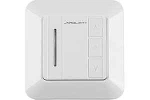 jarolift Rollladen Funkempfänger Empfänger Einfachtaster TDRR 01W, Rollladen-Steuerung, Nachrüsten auf Funk, Unterputz-Montage