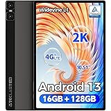 TECLAST T45HD Tablet Android 13 10,51 Pollici, 16 GB RAM + 128 GB ROM (TF 2TB), Tablet 2K 1920 x 1200, A75 Octa-Core, 4G LTE+