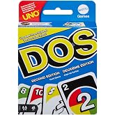 Mattel Games UNO DOS Cards لعبة ورق عائلية للأطفال والكبار DOS&trade; السلسلة الثانية HNN01