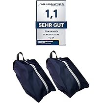 4er Set Reise Schuhbeutel - Oxford Stoff Schuhtaschen Mit Reißverschluss
