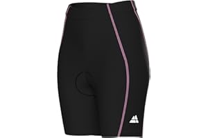 Spodenki Rowerowe Damskie, z Amortyzującą Wkładką 3D Chamois, Oddychające Szorty Kolarskie, Szybkoschnące, Profesjonalne, Elastyczne, Lekkie, do Spinningu, Kolarstwa Górskiego, Wyścigów Szosowych, 1-Pak