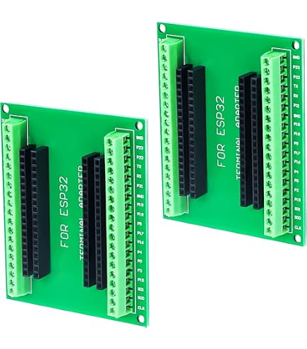 Lot De 6 Cartes De Développement ESP32-DevKitC | Module ESP32-WROOM-32U | Pour Projets IoT Et Arduino