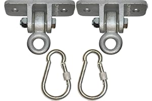 LABABE Ceiling mount/wall mount for suspension trainer (suspension trainer/sling trainer), punching bags or hammocks. The attachment can hold up to approx. 500 kg and includes 4 x screws