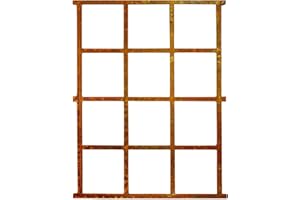 aubaho Fenster Rost Stall Eisenfenster Scheunenfenster Eisen Antik-Stil Gitter 95cm