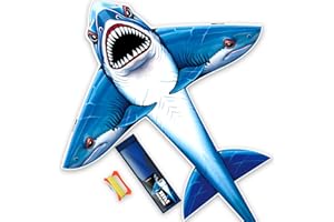 SGftre - Shark Kite for Kids and Adults,Easy to Fly,1100m Single Line Beach and Park Kite for Family Outdoor Games & Activities