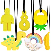 Collana Da Masticare CLDY Per Bambini - 5 Pezzi In Silicone Senza BPA