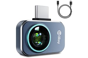 InfiRay P2 Pro kamera termowizyjna 9 g, w całości metalowa korpus, zakres temperatur pomiaru -20°C ~ 600°C, rozdzielczość 25 Hz 256 x 192, obsługa systemu Android 9.0 i wyższy