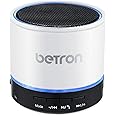 Betron KBS08 Wireless Portable Speaker Compatible with Smartphones Tablets Mp3 Players, White
