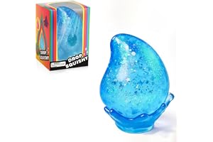 Dream Squishy Drop Stress Balls for Adults Fidget Toys Adults, Fidgets Silicone Sensory Toys for Kids Autism, ADHD, Sensory Stress Relief Toys Birthday Day Gifts (Blue, Water drop)