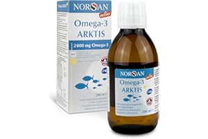 ‎NORSAN NORSAN Premium Omega 3 Cod Oil High Dose - 2000 mg Omega 3 per Serving - 4000 Doctors Recommend Norsan Omega 3 Oil - with 800 IU Vitamin D3 - 100% from Sustainable Wild Catch, No Burping