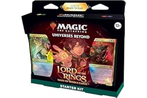 Magic The Gathering The Lord of The Rings: Tales of Middle-Earth Starter Kit | Learn to Play with 2 Ready-to-Play Decks | 2 Codes to Play Online | Ages 13+ | 2 Players