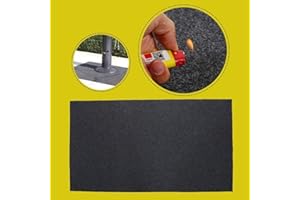 OKBY BBQ Fireproof Mat - Fireproof chaleur BBQ résistant Barbecue au gaz Splatter Mat Mat Tapis de protection arrière sol