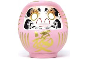 JAPAN CRAFT - Bambola Daruma, bambola portafortuna, felicità in amore, nel matrimonio e nell’avere bambini, misura 2