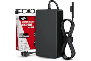 SHEIVULO 65W 44W 36W Surface Charger for Microsoft Surface Pro X/8/7+/7/6/5/4/3 Surface Laptop 4/3/2/1 Surface Book 3/2/1 Laptop/Tablet Adapter, Power Supply Cord for Surface Go Tablet 3/2/1 15V-4A