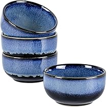 UNICASA Set 4 Tazze Colazione In Ceramica Vintage 500 Ml - Verde Retro, Forma Rotonda, Lavastoviglie E Microonde, Gres Fatto A Mano - 2
