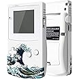 eXtremeRate IPS Ready Upgraded The Great Wave Replacement Shell Full Housing Cover w/Buttons for Gameboy Color – Fit for GBC OSD IPS & Regular IPS & Standard LCD – Console & IPS Screen NOT Included