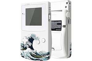 eXtremeRate IPS Ready Upgraded The Great Wave Replacement Shell Full Housing Cover w/Buttons for Gameboy Color – Fit for GBC OSD IPS & Regular IPS & Standard LCD – Console & IPS Screen NOT Included