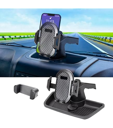 Bulletpoint Dash Mount Cell Phone Holder With 7cm Carbon Fiber Kevlar - View #9
