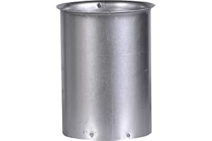 FIREFIX R80/WD väggfoder för pelletovrör av 1,2 mm tjockt stål med 80 mm diameter, dubbel