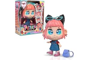 Trotties - Sophie, muñeca Paris, muñecas viajeras de la Serie de dibus Animados, con Accesorios como un Bolso y un Mapa, para Regalar a niñas y niños Desde 3 años, Famosa (TFT00000)