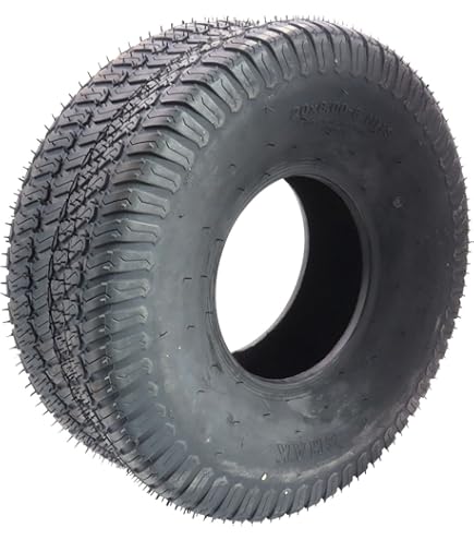 Schlauch 20x8.00-8 Für Rasentraktor & Aufsitzmäher - Mit Geradem Gummiventil