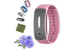 CAMIC Bracelet Josfit, Josfit Bracelet à Ultrasons, Bracelet JOSFIT Lympunclog Titanium Unclog, Bracelet Ultrason, Bracelet Réglable pour Homme Et Femme (Rose)
