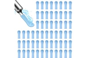 Mrltau 60 Stück Silikon Ohrlöffel Otoskop Spitzen Zubehör, für Ohrenschmalz Entferner, Ear Wax Removal Tips, Ear Cleaner Accessories, Silicone Ear Spoon Tips