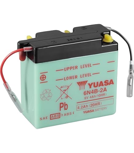 Batterie Moto Fulbat GEL 6N11A-4AF (6N11-4A) 6V 11.6Ah 90A - Prête à L'Emploi