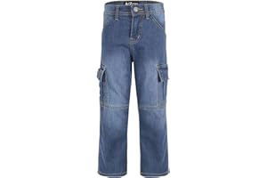 A2Z 4 Kids Boys Cargo Denim Pant Stylish Kids Boys 6 Pocket Denim Jeans Stretchy Comfort Cotton Jeans for Boys 5-6, 7-8, 9-10, 11-12 & 13 Years