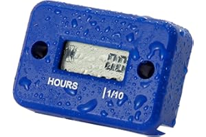 NINE-RONG Nine Rong Heures inductives étanches NR-HM006 pour moto, motoneige, motocross (bleu)